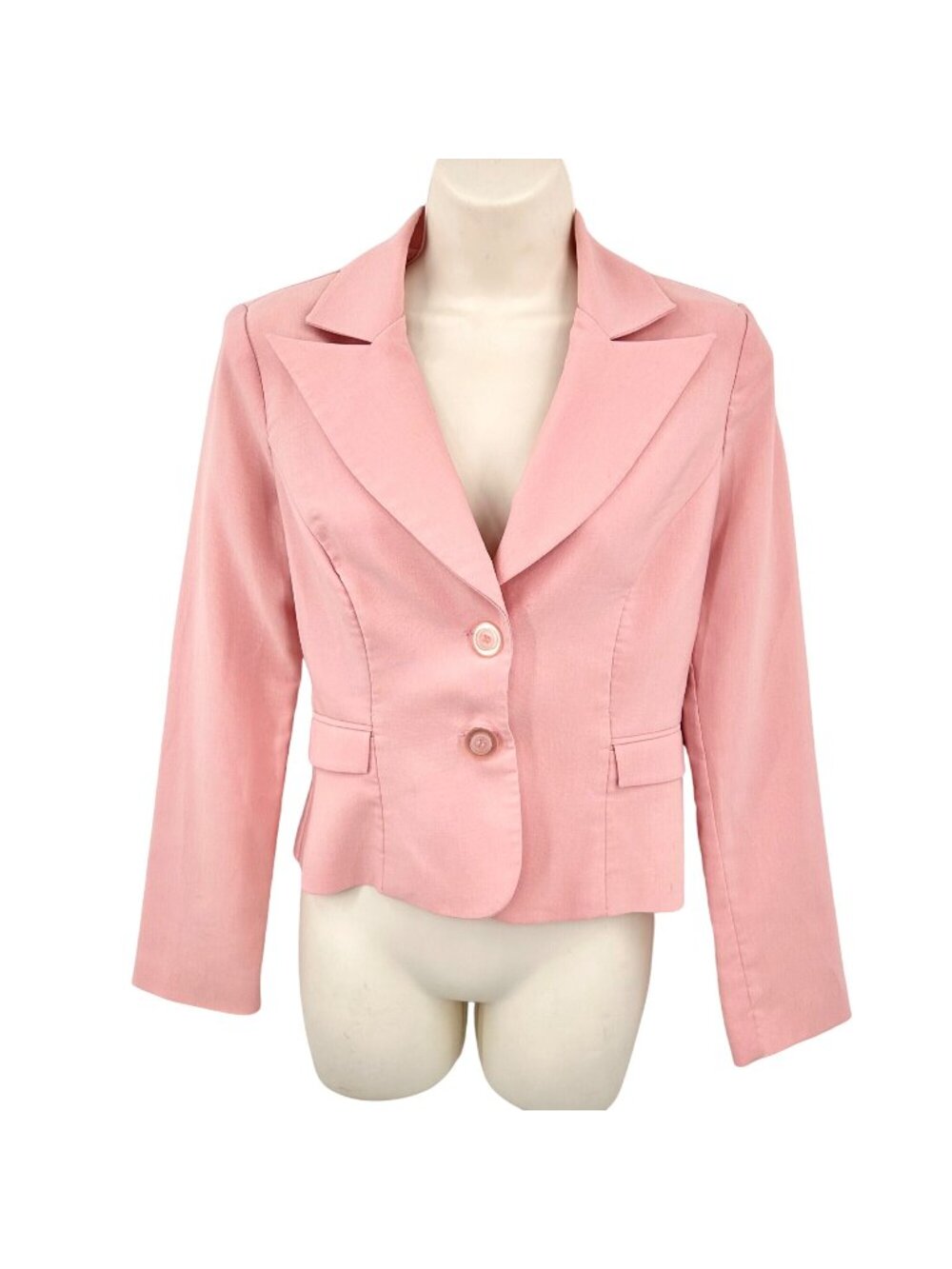 RAMPAGE PALE PINK BLAZER JACKET - SMALL